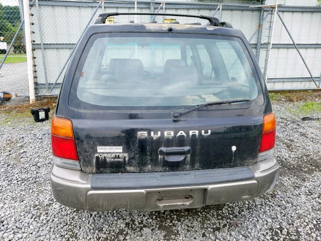 JF1SF6559XH722163 - 1999 SUBARU FORESTER S BLACK photo 9