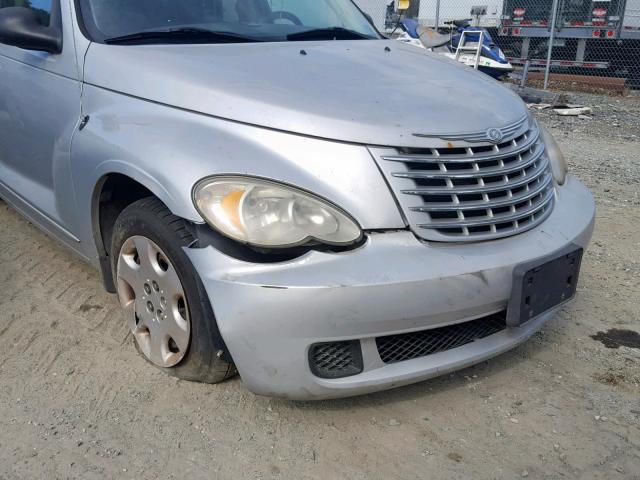 3A4FY58B77T560482 - 2007 CHRYSLER PT CRUISER SILVER photo 9