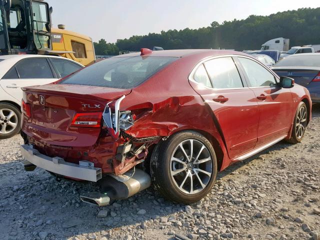 19UUB2F59JA001199 - 2018 ACURA TLX TECH RED photo 4