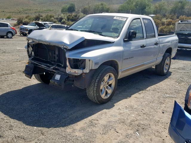 1D7HA18D14S655622 - 2004 DODGE RAM 1500 S SILVER photo 2