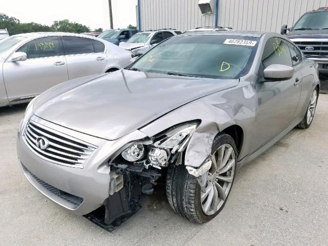 JNKCV64E88M101457 - 2008 INFINITI G37 BASE GRAY photo 2