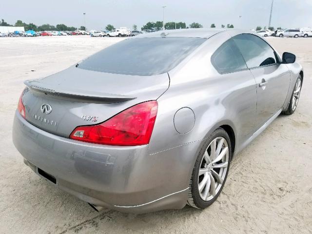 JNKCV64E88M101457 - 2008 INFINITI G37 BASE GRAY photo 4