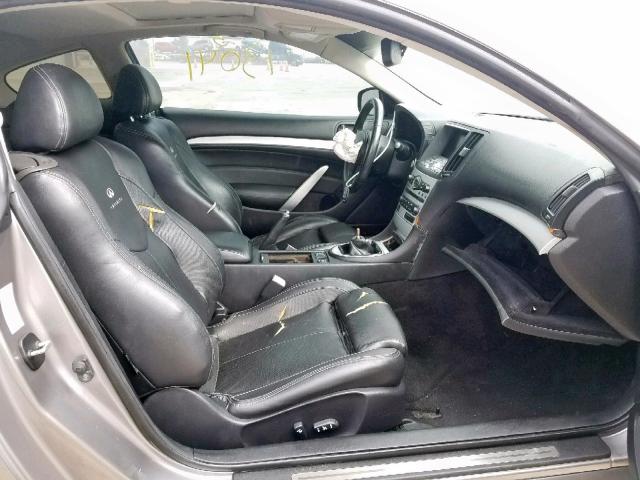 JNKCV64E88M101457 - 2008 INFINITI G37 BASE GRAY photo 5