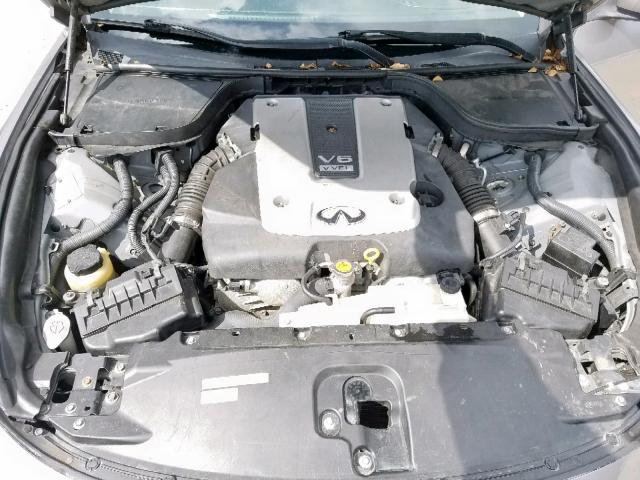 JNKCV64E88M101457 - 2008 INFINITI G37 BASE GRAY photo 7