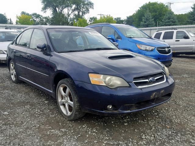 4S3BL676754228669 - 2005 SUBARU LEGACY GT BLUE photo 1