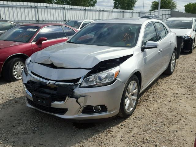 1G11E5SA4GF160312 - 2016 CHEVROLET MALIBU LIM 银色 照片 2