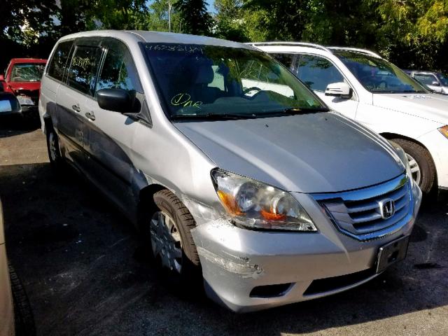 5FNRL3H25AB059070 - 2010 HONDA ODYSSEY LX SILVER photo 1