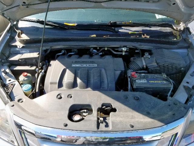 5FNRL3H25AB059070 - 2010 HONDA ODYSSEY LX SILVER photo 7