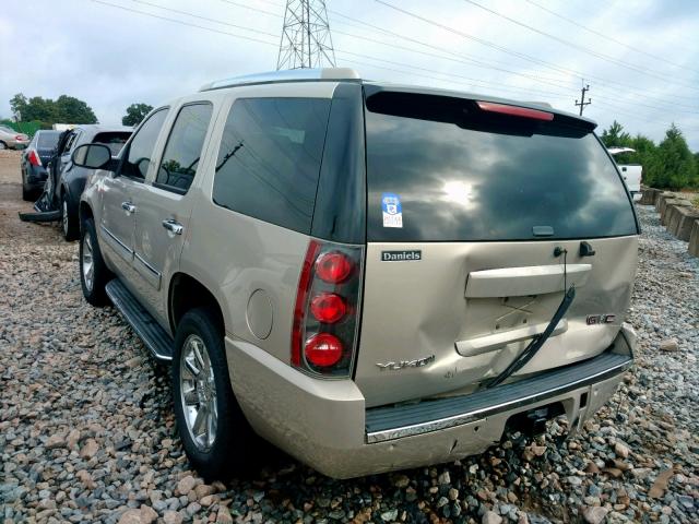 1GKFK63857J309996 - 2007 GMC YUKON DENA SILVER photo 3