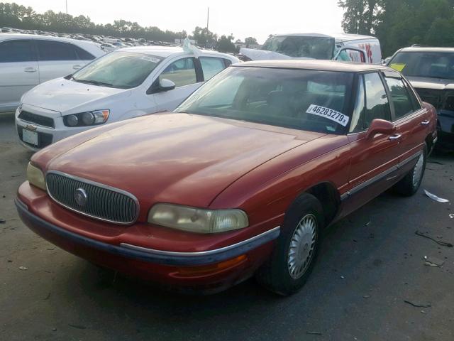 1G4HP52K9VH512015 - 1997 BUICK LESABRE CU BURGUNDY photo 2