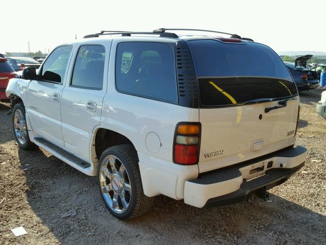 1GKEK63U94J251394 - 2004 GMC YUKON DENA WHITE photo 3