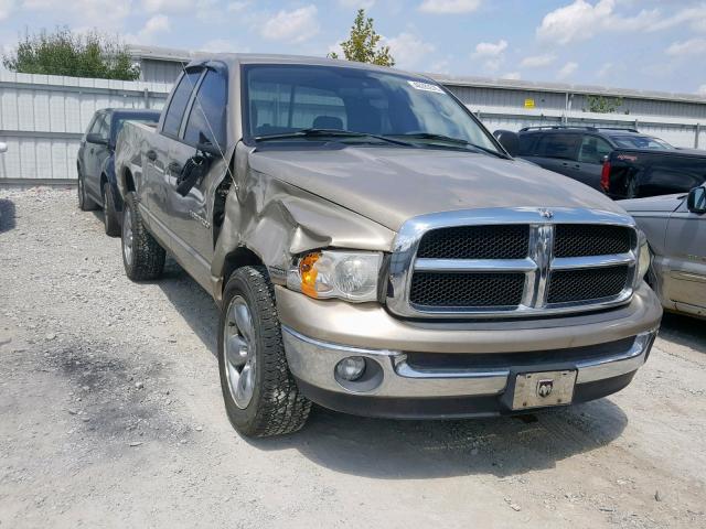 1D7HU18DX5S303552 - 2005 DODGE RAM 1500 S GOLD photo 1