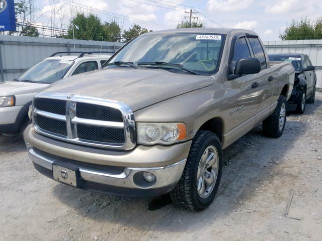 1D7HU18DX5S303552 - 2005 DODGE RAM 1500 S GOLD photo 2