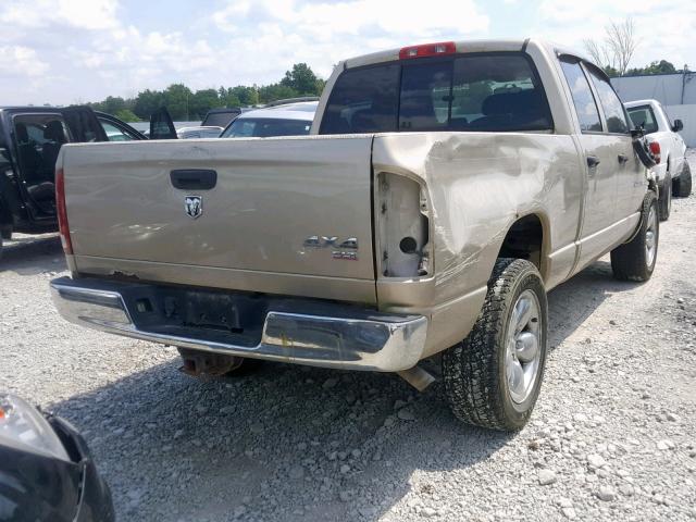 1D7HU18DX5S303552 - 2005 DODGE RAM 1500 S GOLD photo 4