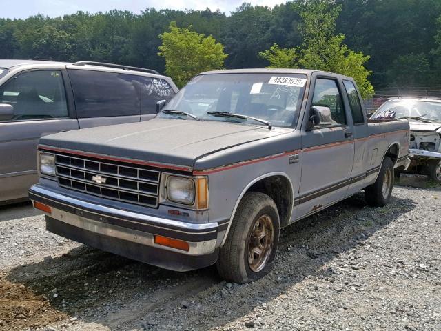 1GCCS19Z1K2189084 - 1989 CHEVROLET S TRUCK S1 GRAY photo 2