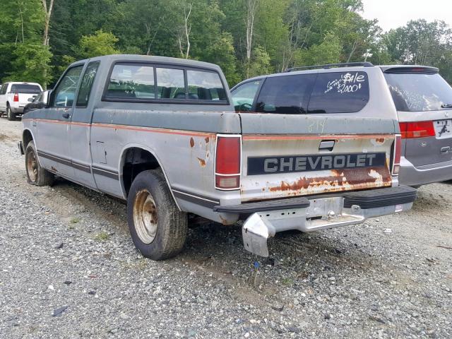 1GCCS19Z1K2189084 - 1989 CHEVROLET S TRUCK S1 GRAY photo 3