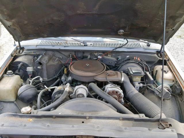 1GCCS19Z1K2189084 - 1989 CHEVROLET S TRUCK S1 GRAY photo 7