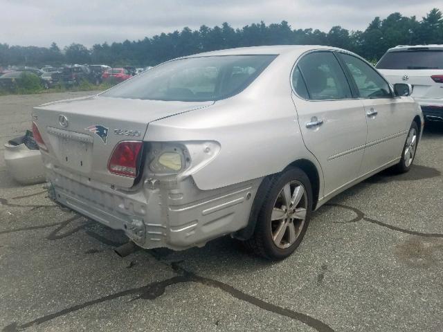 JTHBA30G155078140 - 2005 LEXUS ES 330 GRAY photo 4