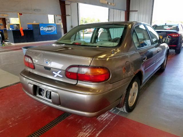 1G1NE52JX16148111 - 2001 CHEVROLET MALIBU LS GOLD photo 4