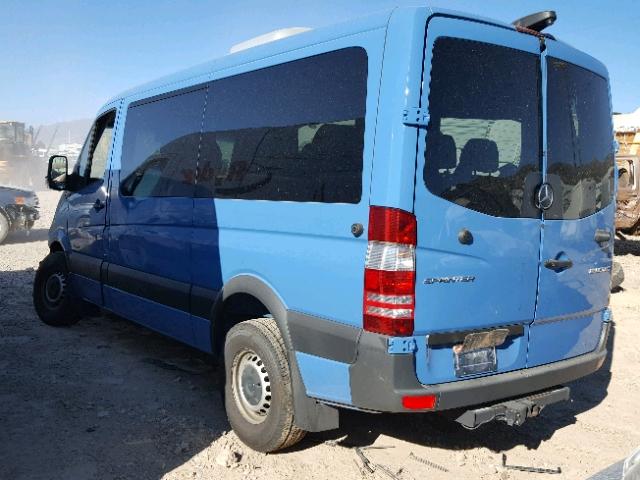 WDZPE7DD1GP192939 - 2016 MERCEDES-BENZ SPRINTER 2 BLUE photo 3