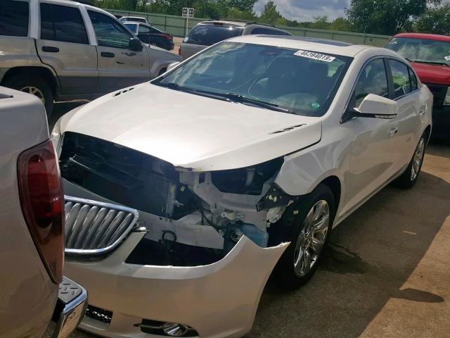 1G4GC5EG8AF207884 - 2010 BUICK LACROSSE C WHITE photo 2