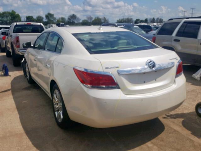 1G4GC5EG8AF207884 - 2010 BUICK LACROSSE C WHITE photo 3