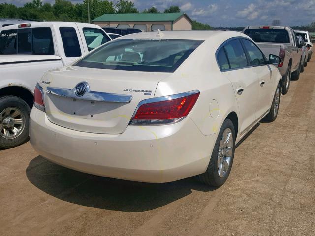 1G4GC5EG8AF207884 - 2010 BUICK LACROSSE C WHITE photo 4