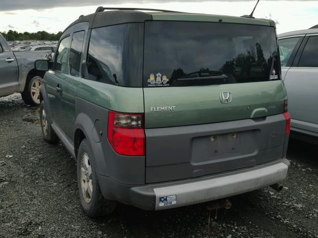 5J6YH28675L013098 - 2005 HONDA ELEMENT EX GREEN photo 3