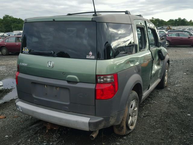 5J6YH28675L013098 - 2005 HONDA ELEMENT EX GREEN photo 4