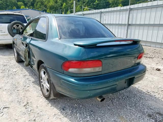 JF1GM6350SH414807 - 1995 SUBARU IMPREZA L GREEN photo 3