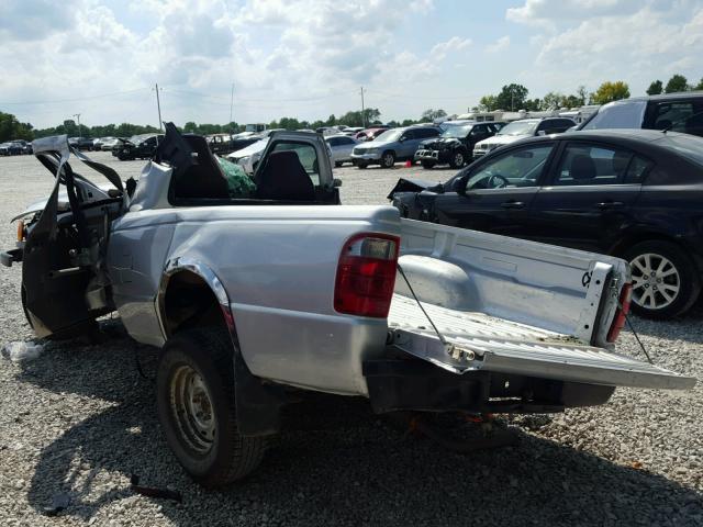 1FTYR10U94PA11836 - 2004 FORD RANGER SILVER photo 3