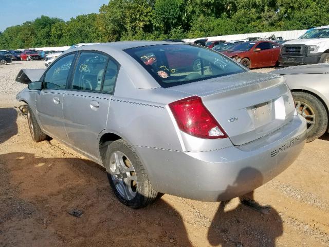 1G8AL52F73Z186608 - 2003 SATURN ION LEVEL SILVER photo 3