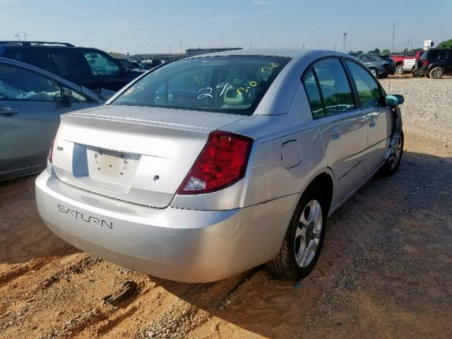 1G8AL52F73Z186608 - 2003 SATURN ION LEVEL SILVER photo 4