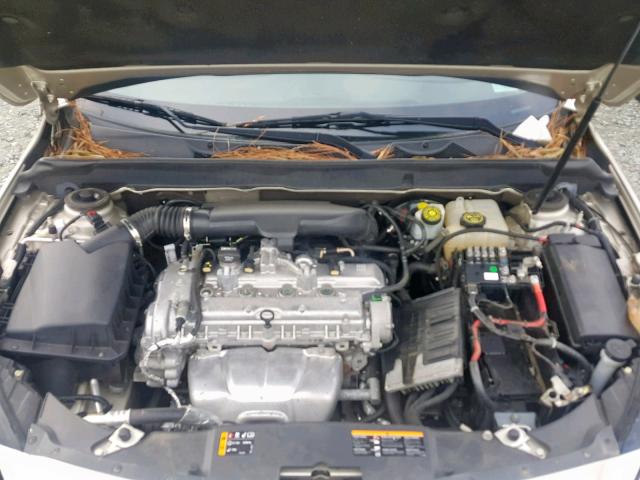 1G11C5SL5EF133107 - 2014 CHEVROLET MALIBU 1LT GOLD photo 7
