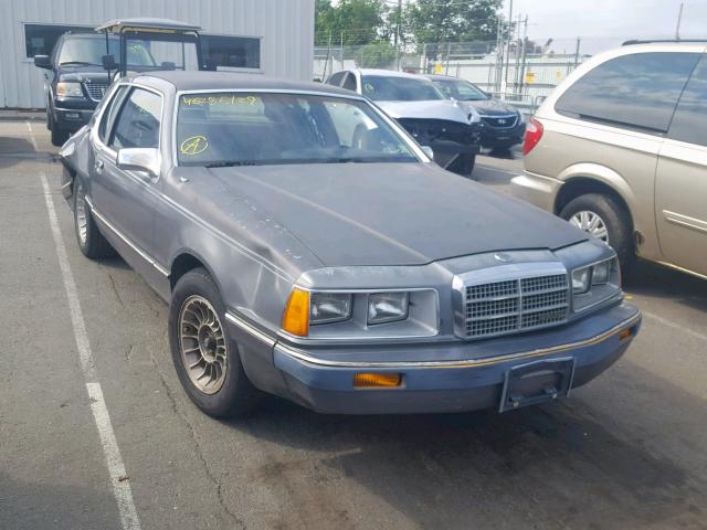 1MEBP92F4GH688797 - 1986 MERCURY COUGAR GRAY photo 1