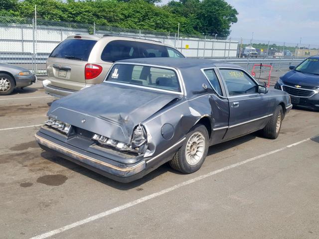 1MEBP92F4GH688797 - 1986 MERCURY COUGAR GRAY photo 4