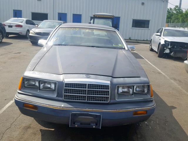 1MEBP92F4GH688797 - 1986 MERCURY COUGAR GRAY photo 9