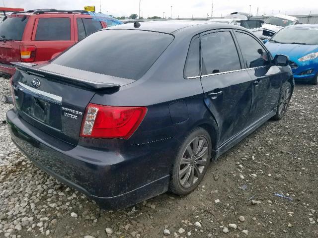 JF1GE76669G522498 - 2009 SUBARU IMPREZA WR BLACK photo 4