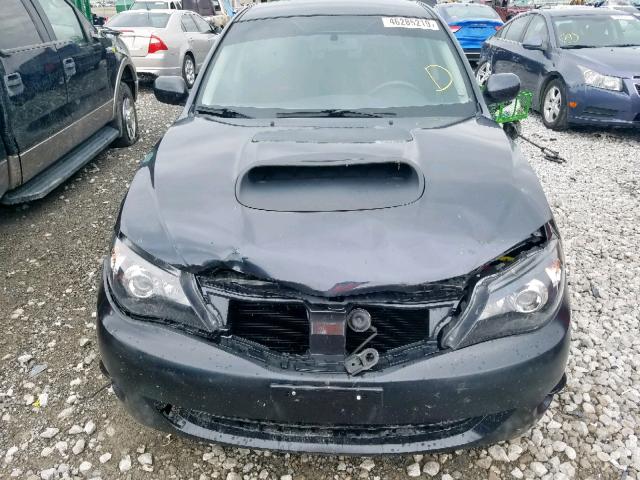 JF1GE76669G522498 - 2009 SUBARU IMPREZA WR BLACK photo 9