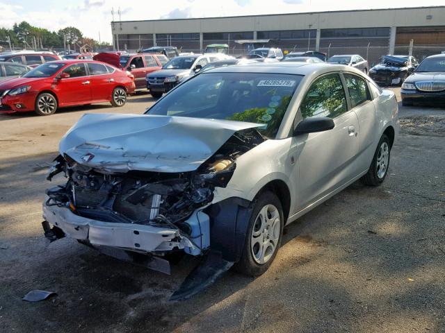 1G8AN12F14Z210129 - 2004 SATURN ION LEVEL SILVER photo 2