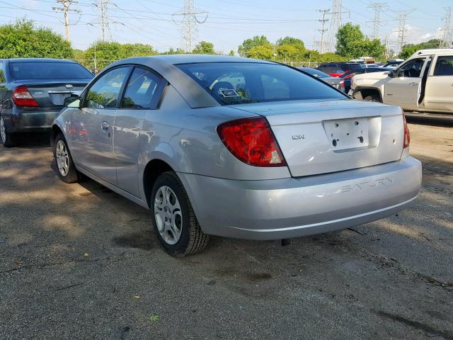 1G8AN12F14Z210129 - 2004 SATURN ION LEVEL SILVER photo 3