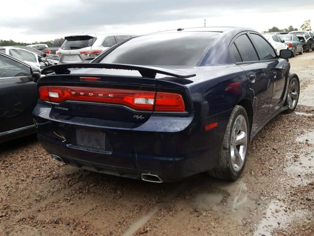 2C3CDXCT3EH143855 - 2014 DODGE CHARGER R/ BLUE photo 4