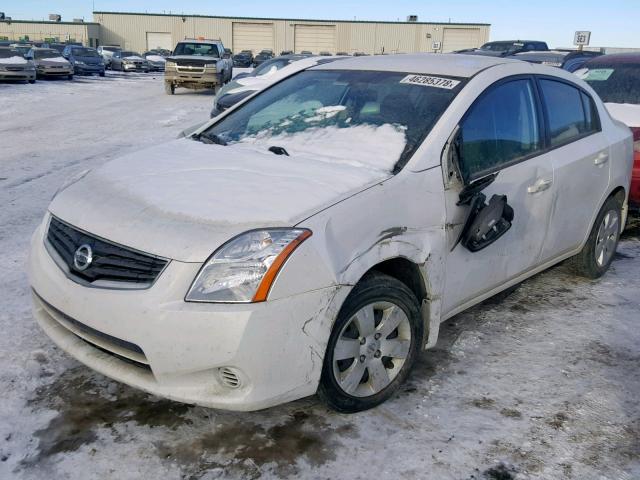 3N1AB6AP1AL702252 - 2010 NISSAN SENTRA 2.0 WHITE photo 2