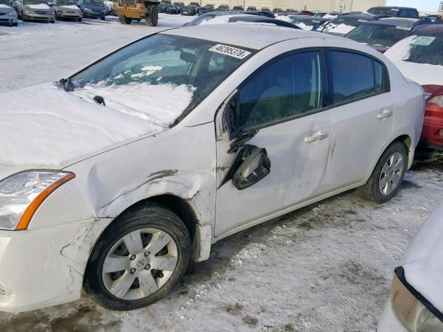 3N1AB6AP1AL702252 - 2010 NISSAN SENTRA 2.0 WHITE photo 9