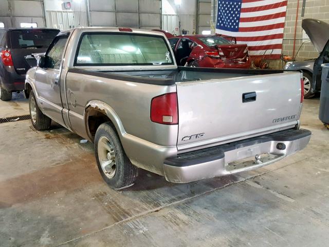 1GCCS1449YK178998 - 2000 CHEVROLET S TRUCK S1 SILVER photo 3