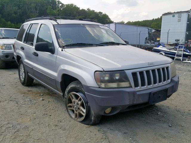 1J4GW48S24C394318 - 2004 JEEP GRAND CHER SILVER photo 1