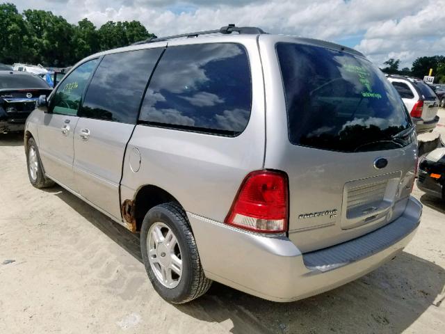 2FMZA52224BB18292 - 2004 FORD FREESTAR S SILVER photo 3