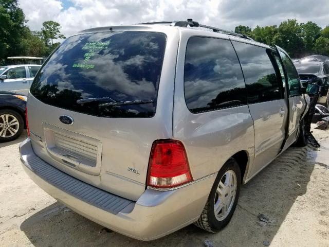 2FMZA52224BB18292 - 2004 FORD FREESTAR S SILVER photo 4