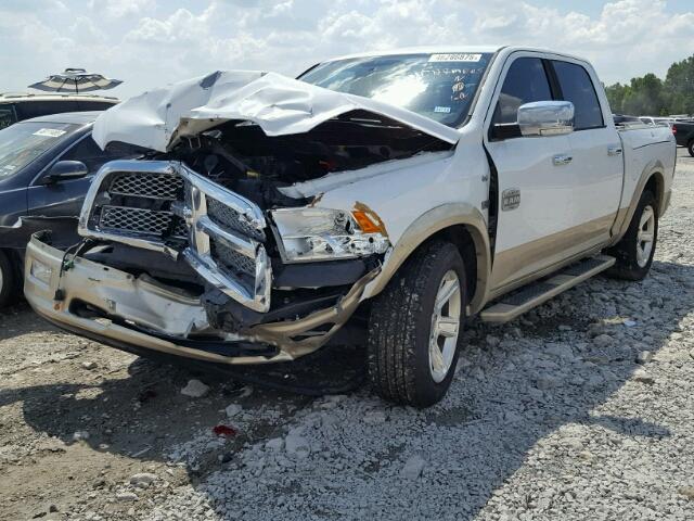 1C6RD6PT8CS235583 - 2012 DODGE RAM 1500 L WHITE photo 2