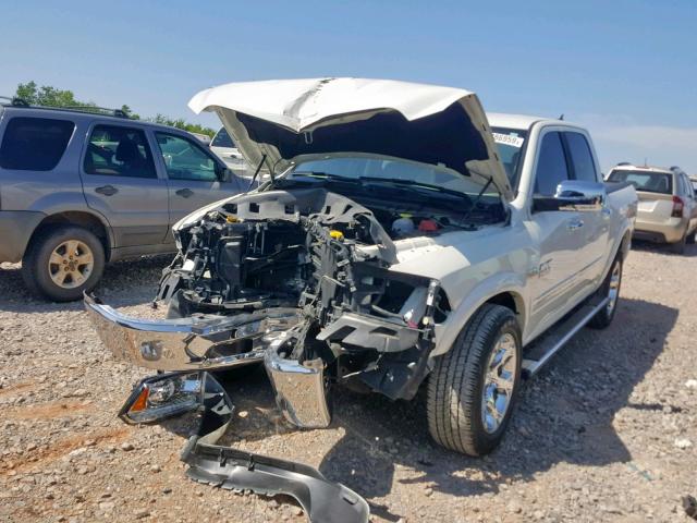 1C6RR7NTXHS816570 - 2017 RAM 1500 LARAM WHITE photo 2